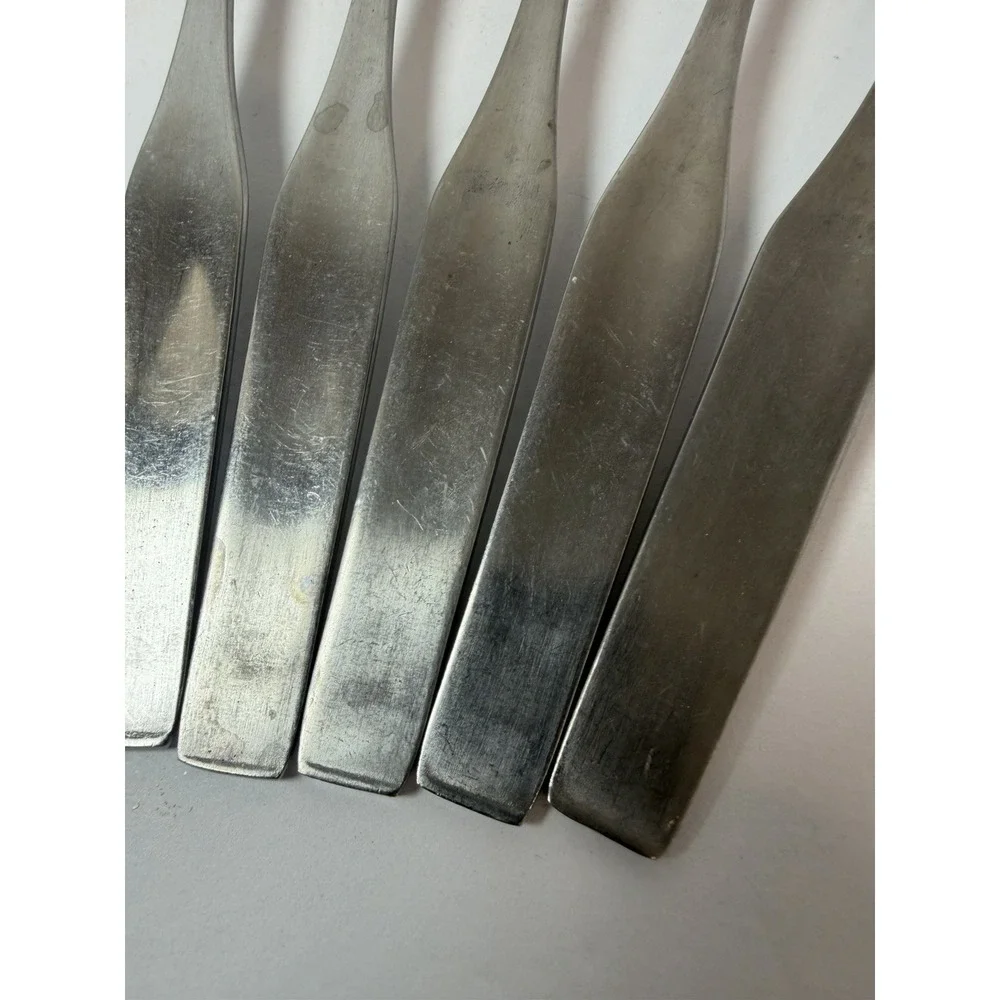 WMF Cromargan Form Stainless Salad Fork Lot Of‎ 5 Replacements